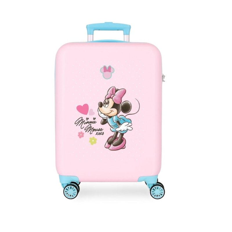 JoummaBags 8435692762417 Minnie Imagine, Βαλίτσα Μικρή-Καμπίνας, Σκληρή, ΑΤΑΝ, Ροζ