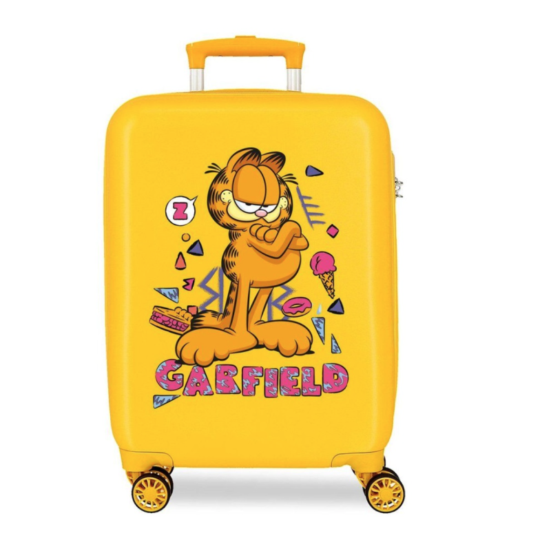 JoummaBags 8435692774489 Garfield, Βαλίτσα Μικρή-Καμπίνας, Σκληρή, ΑΤΑΝ, Πορτοκαλί