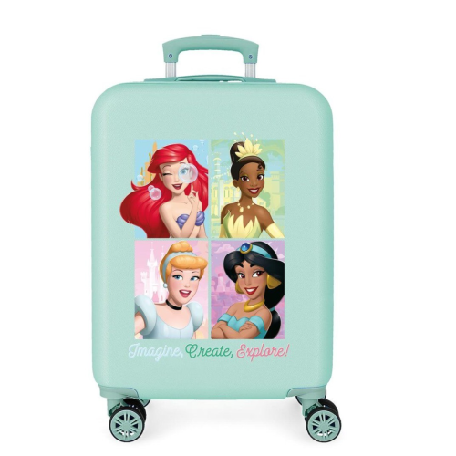 JoummaBags 8435692794043 Disney Princess, Βαλίτσα Μικρή/Καμπίνας, Σκληρή, ΑΤΑΝ, Μέντα