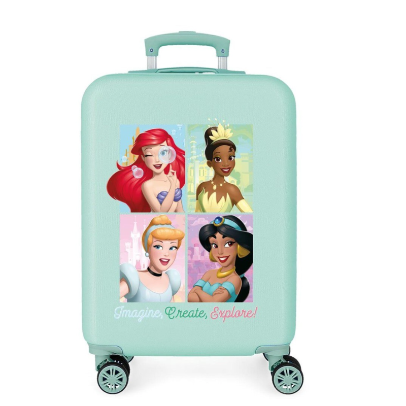 JoummaBags 8435692794043 Disney Princess, Βαλίτσα Μικρή/Καμπίνας, Σκληρή, ΑΤΑΝ, Μέντα