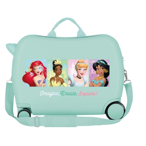 JoummaBags 8435692794074 Disney Princess, Βαλίτσα Μικρή/Καμπίνας, Σκληρή, ΑΤΑΝ, Μέντα