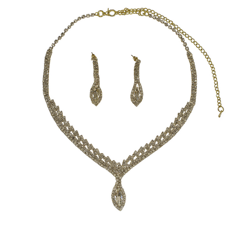 Kostibas 1021-001X, στρας, χρυσό