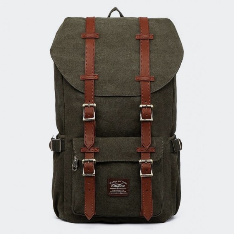 Kaukko E5-1, Σακίδιο Πλάτης, Αδιάβροχο, Πολυεστέρας, Χακί