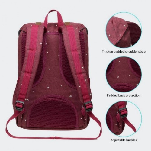 Kaukko EP5-12, Σακίδιο Πλάτης, Αδιάβροχο, Πολυεστέρας, Μπορντό