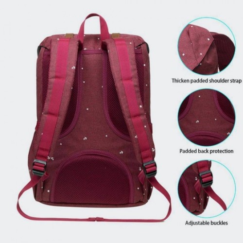 Kaukko EP5-13, Σακίδιο Πλάτης, Αδιάβροχο, Πολυεστέρας, Μπορντό