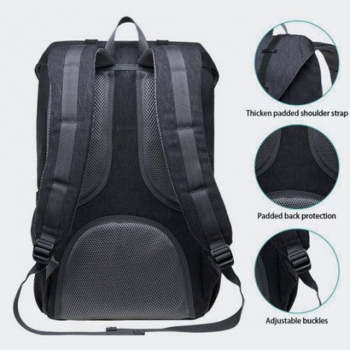 Kaukko EP5-18, Σακίδιο Πλάτης, Αδιάβροχο, Πολυεστέρας, Γκρι