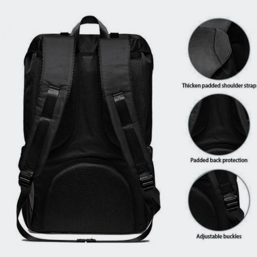 Kaukko EP5-3, Σακίδιο Πλάτης, Αδιάβροχο, Πολυεστέρας, Μαύρο