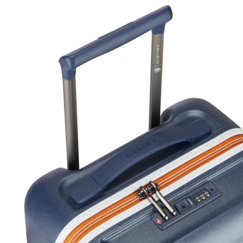 Delsey 162280172RG Roland Garos, Βαλίτσα Μικρή/Καμπίνας, Σκληρή, Μπλε