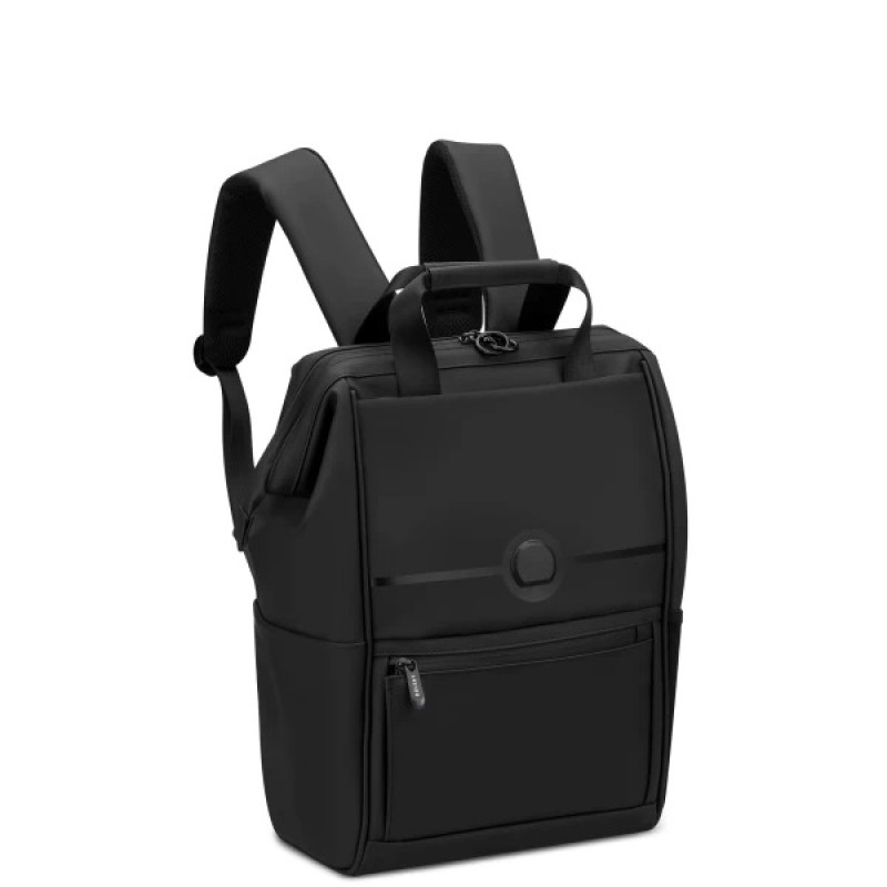 Delsey 163261000 Roland Garros, Σακίδιο Πλάτης, Ύφασμα, Μαύρο