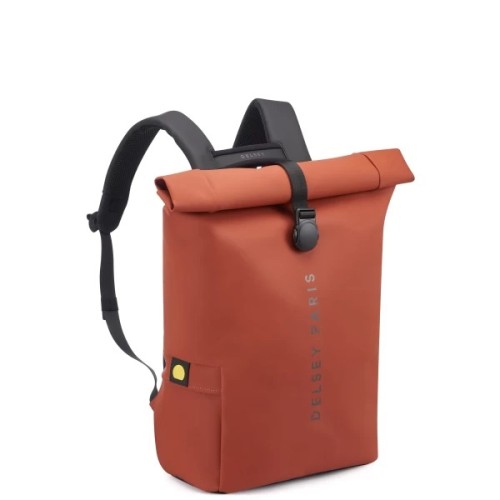 Delsey 163262034 Turenne Roll-Top, Σακίδιο Πλάτης, Ύφασμα, Κόκκινο