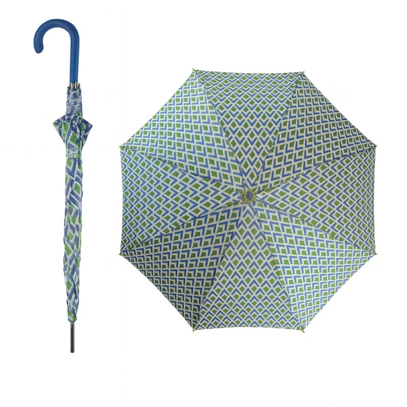 Rain A-942 Green, Ομπρέλα Αυτόματη, Μπαστούνι, Πράσινο