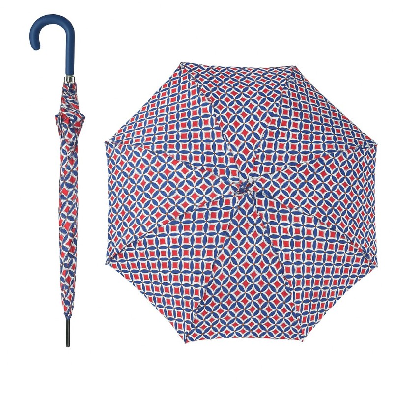 Rain A-942 Red, Ομπρέλα Αυτόματη, Μπαστούνι, Κόκκινο