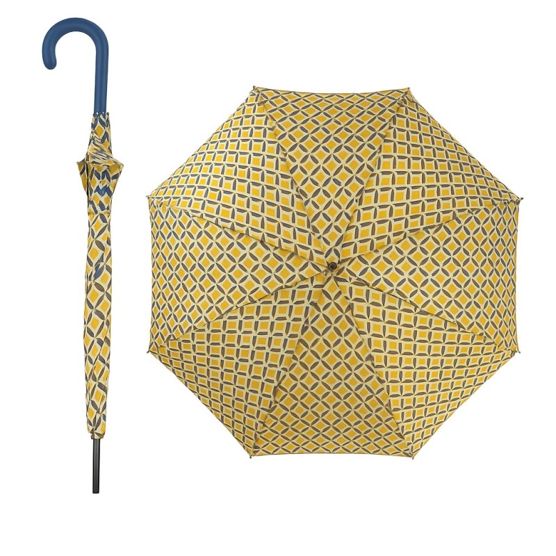 Rain A-942 Yellow, Ομπρέλα Αυτόματη, Μπαστούνι, Κίτρινο