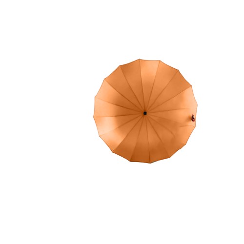 Rain A-932 Orange, Ομπρέλα Αυτόματη, Μπαστούνι, Πορτοκαλί