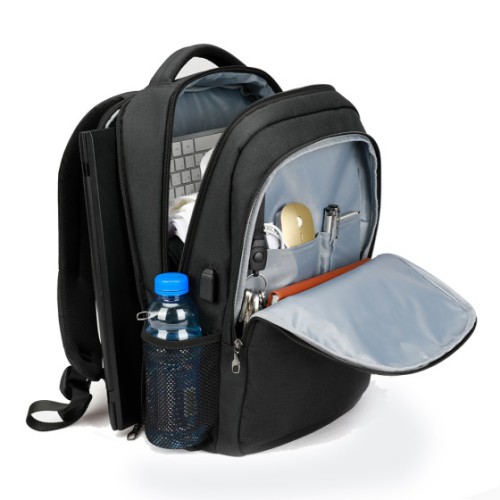 Tigernu T-B3515 Veritas, Σακίδιο Πλάτης, Αδιάβροχο, Πολυεστέρας, Μαύρο/Γκρι