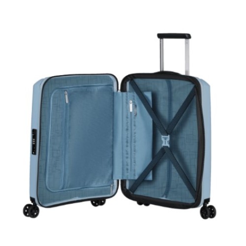 American Tourister 146819-A068 Aerostep, Βαλίτσα Μικρή/Καμπίνας, Σκληρή, ΑΤΑΝ, Γκρι