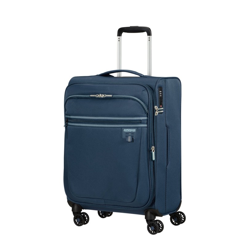 American Tourister 153536-1438 Aerospin, Μικρή/Καμπίνας, Ύφασμα, ΑΤΑΝ, Μπλε