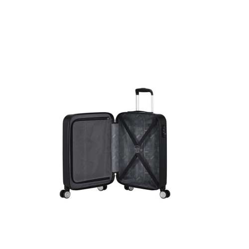 American Tourister 149794-0635 Astrobeam, Μικρή/Καμπίνας 55cm, Σκληρή, ΑΤΑΝ, Μαύρο