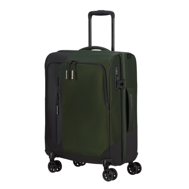 Samsonite 147609-1316 Bizz2Go, Ύφασμα, Μικρή/Καμπίνας 55x40x20cm, ATAN, Χακί