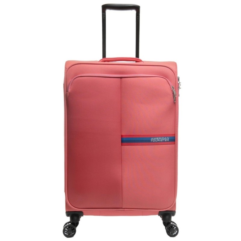 American Tourister 143792-A039 Bright Life, Βαλίτσα Μεσαία 65cm, Ύφασμα, ΑΤΑΝ, Κοραλί