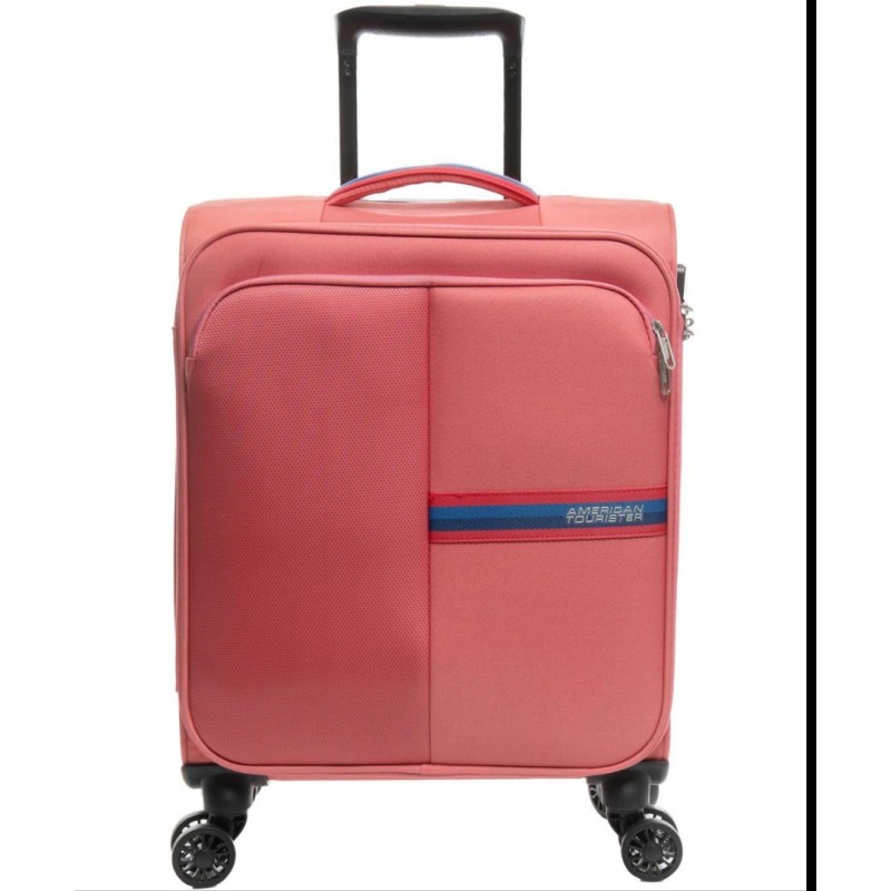 American Tourister 143791-A039 Bright Life, Βαλίτσα Μικρή/Καμπίνας 55cm, Ύφασμα, ΑΤΑΝ, Κοραλί