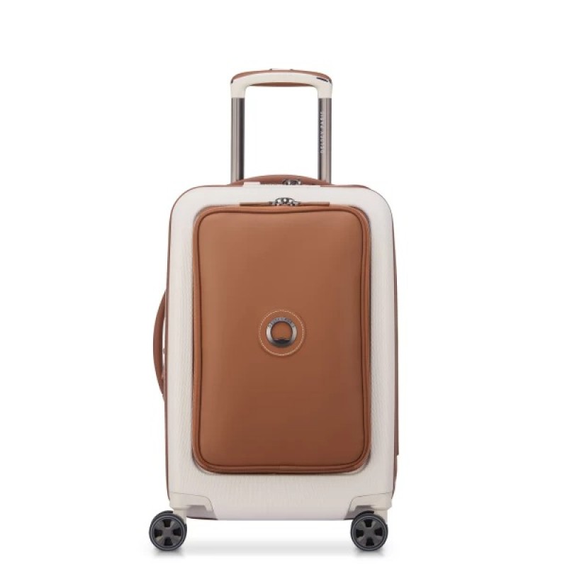 Delsey 167680215 Chatelet Air 2.0 Expandable, Βαλίτσα Μικρή/Καμπίνας, Σκληρή, Κρεμ