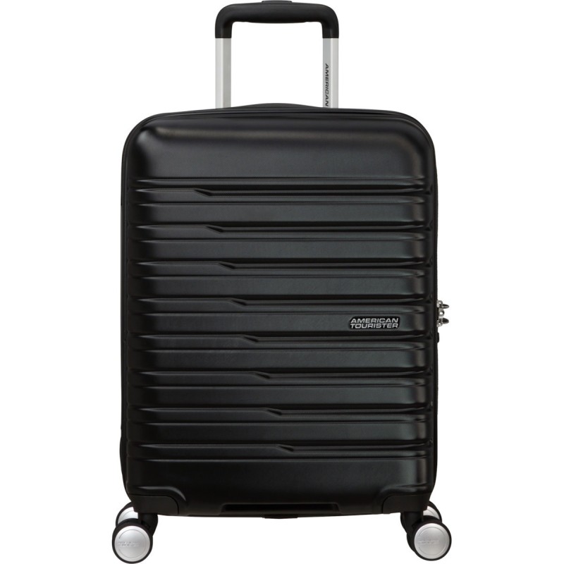 American Tourister 149767-0614 Flashline, Βαλίτσα Μικρή/Καμπίνας, Σκληρή, ΑΤΑΝ, Μαύρο