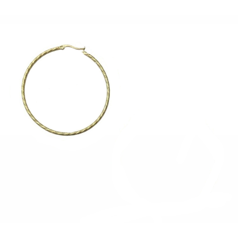 Kostibas 3113-677XJ, Σκουλαρίκια κρίκοι, Ατσάλι, Χρυσό