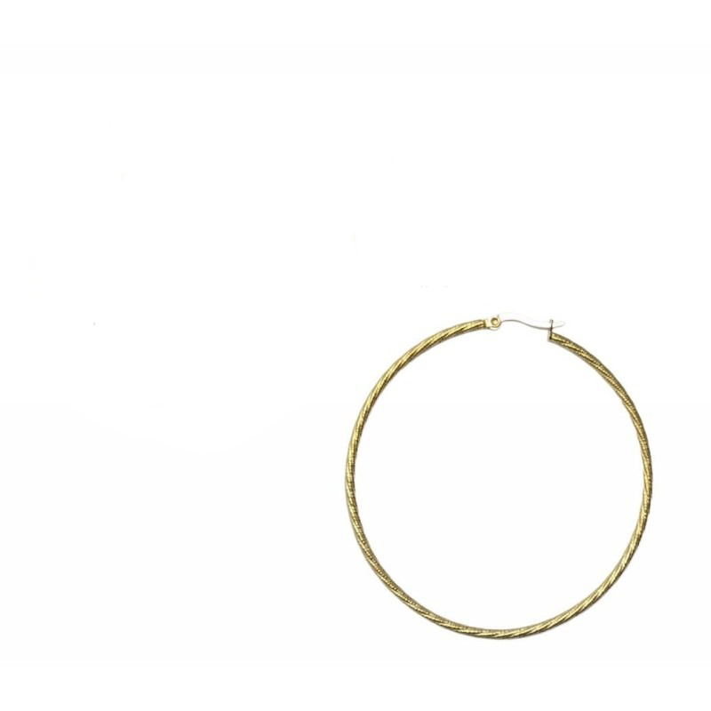 Kostibas 3113-677XL, Σκουλαρίκια κρίκοι, Ατσάλι, Χρυσό