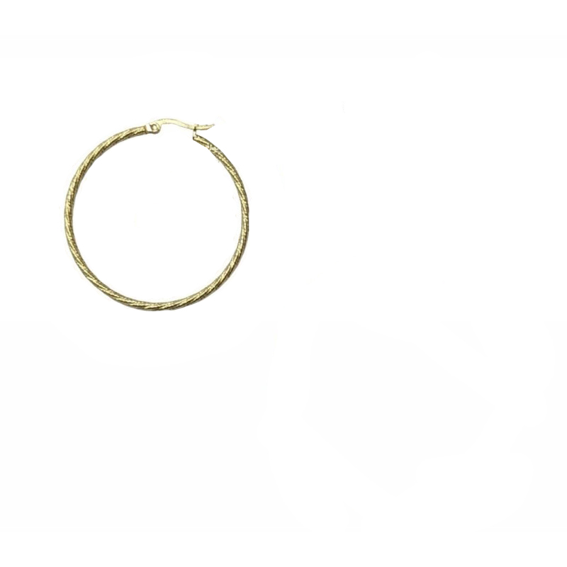 Kostibas 3113-677XH, Σκουλαρίκια κρίκοι, Ατσάλι, Χρυσό