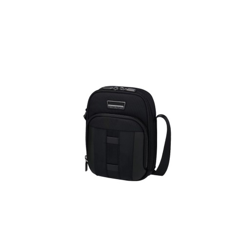 Samsonite 150045-1041 Urban-Eye, Τσαντάκι Ανδρικό, Χιαστί, Ύφασμα, ΑΤΑΝ, Μαύρο