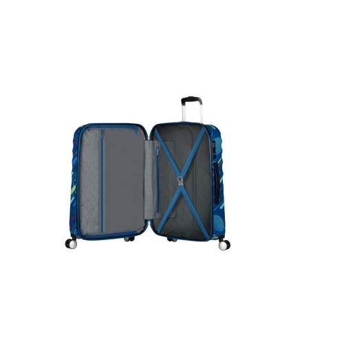 American Tourister 152581-9845 Disney Wavebreaker, Βαλίτσα Μεσαία 67cm, Σκληρή, ΑΤΑΝ, Μπλε