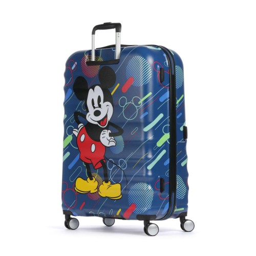 American Tourister 152584-9845 Disney Wavebreaker, Βαλίτσα Μεγάλη, Σκληρή, ΑΤΑΝ, Μπλε