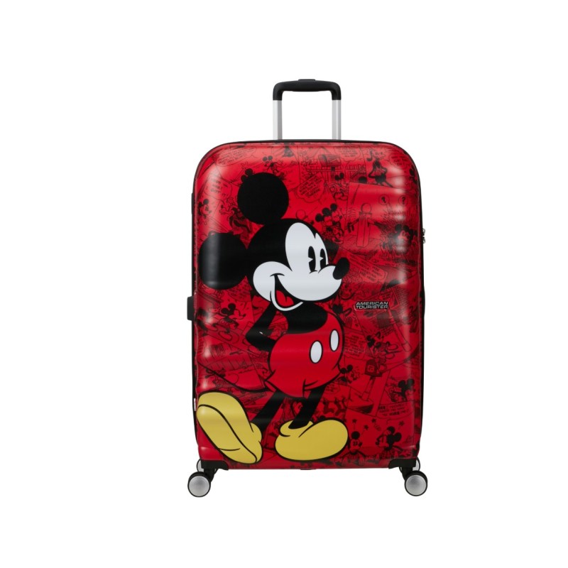 American Tourister 152584-6976 Disney Wavebreaker, Βαλίτσα Mεγάλη, Σκληρή, ΑΤΑΝ, Κόκκινο