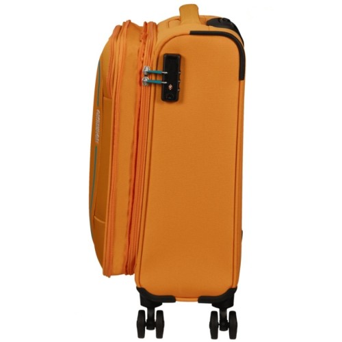 American Tourister 146516-1843 Pulsonic Spinner,Βαλίτσα Μικρή/Καμπίνας, Ύφασμα, ΑΤΑΝ, Πορτοκαλί