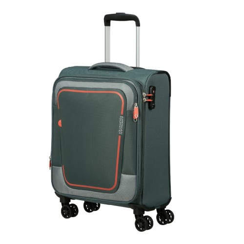 American Tourister 146516-1257 Pulsonic, Βαλίτσα Μικρή/Καμπίνας, Ύφασμα, ΑΤΑΝ, Πράσινο