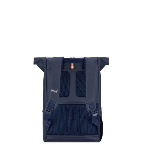 Delsey 163262072RG Turenne Roll-Top, Σακίδιο Πλάτης, Ύφασμα, Μπλε