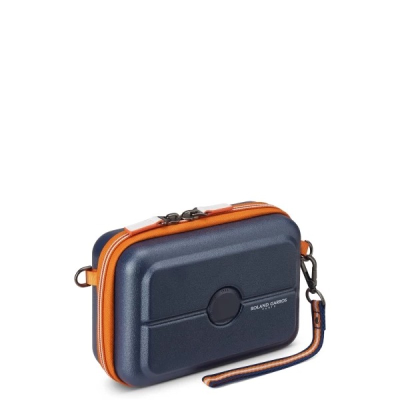 Delsey 162211572RG Roland Garros, Τσαντάκι Χειρός/Χιαστί, Σκληρό, Μπλε