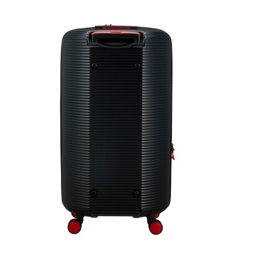 American Tourister 152971-1073 Rolio, Βαλίτσα Μεγάλη, Σκληρή, ΑΤΑΝ, Μαύρο