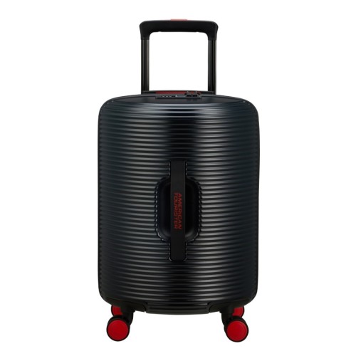 American Tourister 152970-1073 Rolio, Μικρή/Καμπίνας, Σκληρή, ΑΤΑΝ, Μαύρο