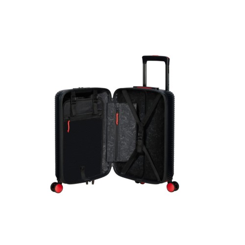 American Tourister 152970-1073 Rolio, Μικρή/Καμπίνας, Σκληρή, ΑΤΑΝ, Μαύρο