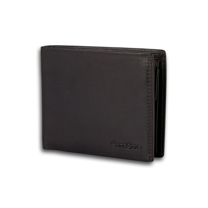 Samsonite 123999-1320, Ανδρικό Πορτοφόλι, Δερμάτινο, Καφέ