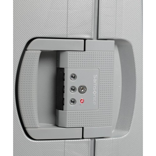 Samsonite 49307-1776 S Cure, Βαλίτσα Μεγάλη, Σκληρή, ΑΤΑΝ, Ασημί