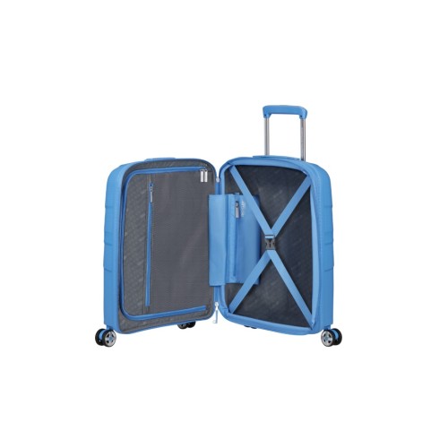 American Tourister 146370-A033 Starvibe, Βαλίτσα Μικρή/Καμπίνας 55x40x20cm,  Σκληρή/Πολυπροπυλένιο, ATAN, Γαλάζιο