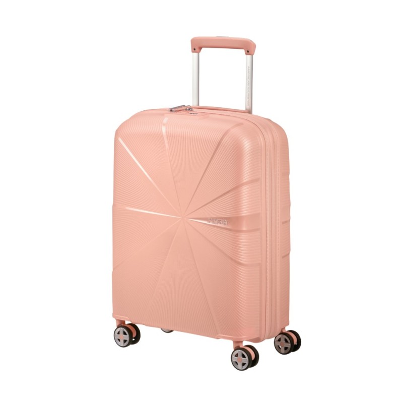 American Tourister 146370-A368 Starvibe, Βαλίτσα Μικρή/Καμπίνας 55x40x20cm,  Σκληρή/Πολυπροπυλένιο, ATAN, Ροζ