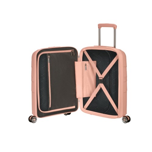 American Tourister 146370-A368 Starvibe, Βαλίτσα Μικρή/Καμπίνας 55x40x20cm,  Σκληρή/Πολυπροπυλένιο, ATAN, Ροζ