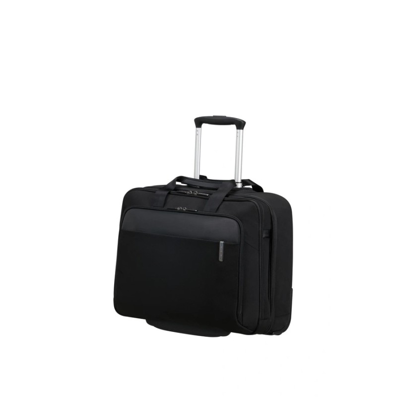 Samsonite 153528-1041 Evosight, Επαγγελματική Τσάντα Τροχήλατη, Ύφασμα, ΑΤΑΝ, Μαύρο