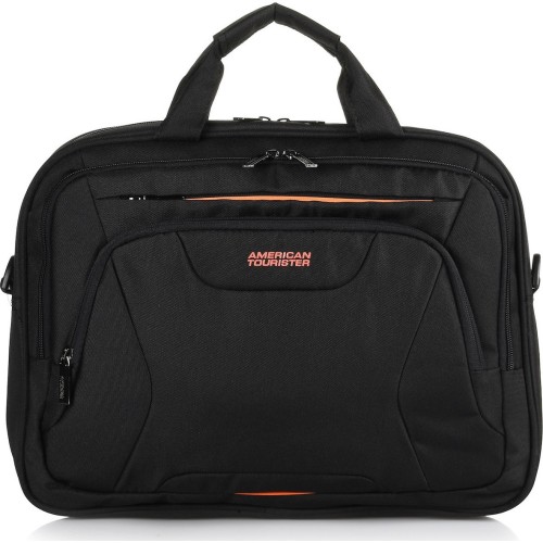 American Tourister 88532-1070 Work, Επαγγελματική Τσάντα Laptop, Ύφασμα, ΑΤΑΝ, Μαύρο