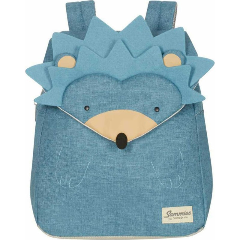 Samsonite 120322-7734 Happy Sammies Hedgehog, Παιδικό Σακίδιο Πλάτης, Ύφασμα, Μπλε
