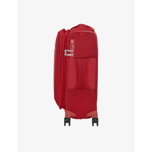 Samsonite 137229-1198 D Lite Spinner Expandable, Ύφασμα, Μικρή/Καμπίνας, ATAN, Κόκκινο